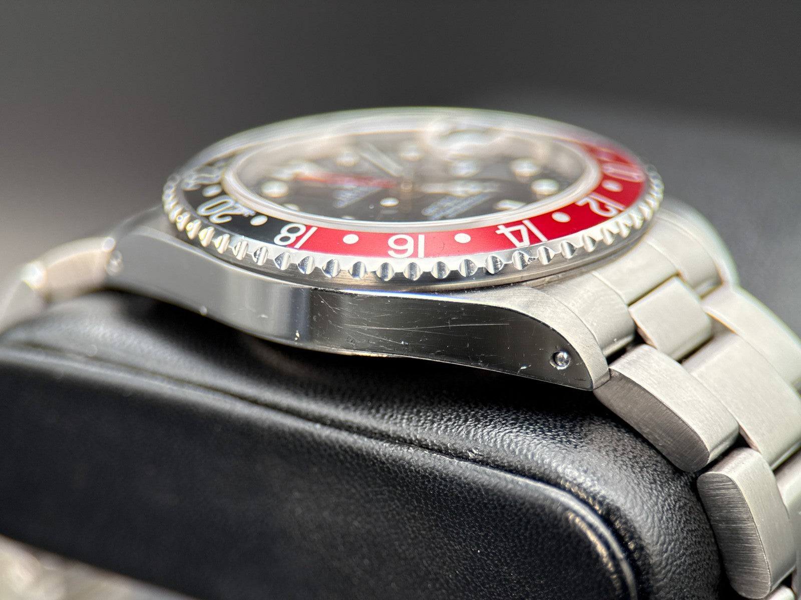 Rolex GMT-Master II "Coke" Fat Lady 16760 Black Dial Automatic 40mm Watch4