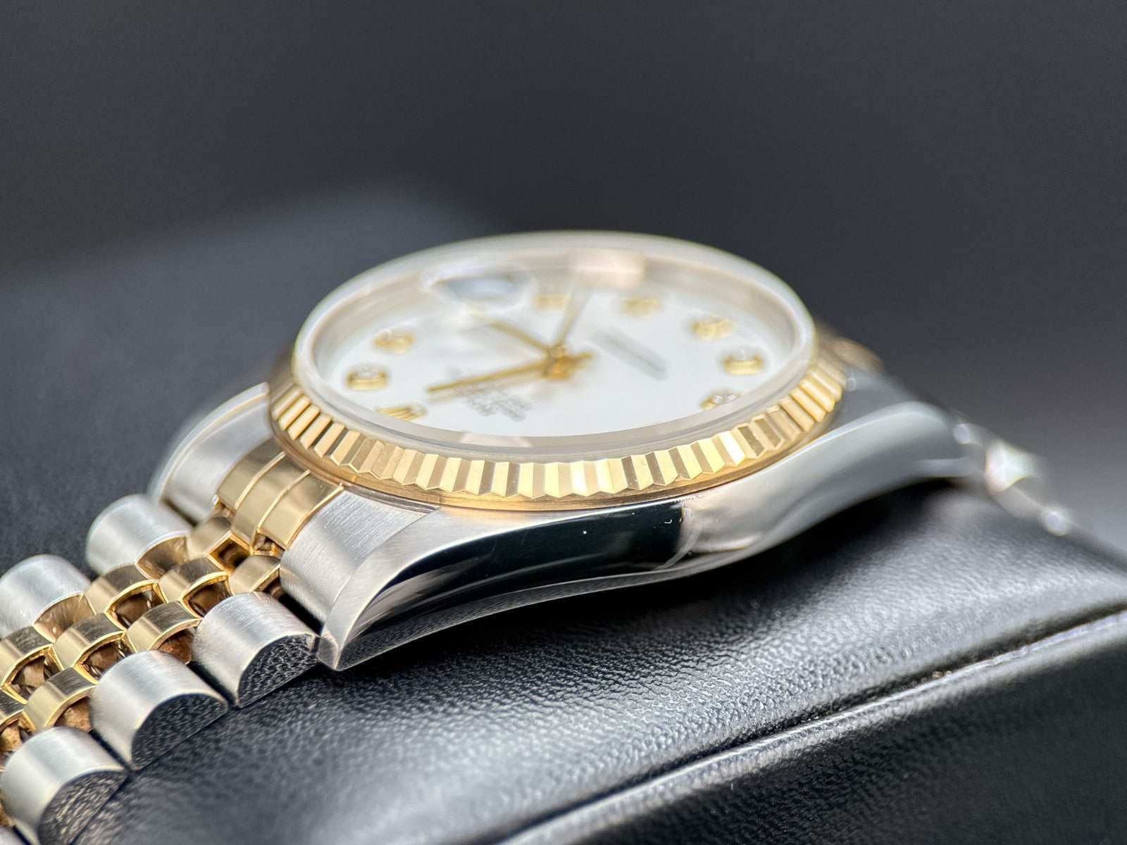 Rolex Datejust 16233 White Diamond Dial Two-Tone Automatic 36mm Watch - 19944