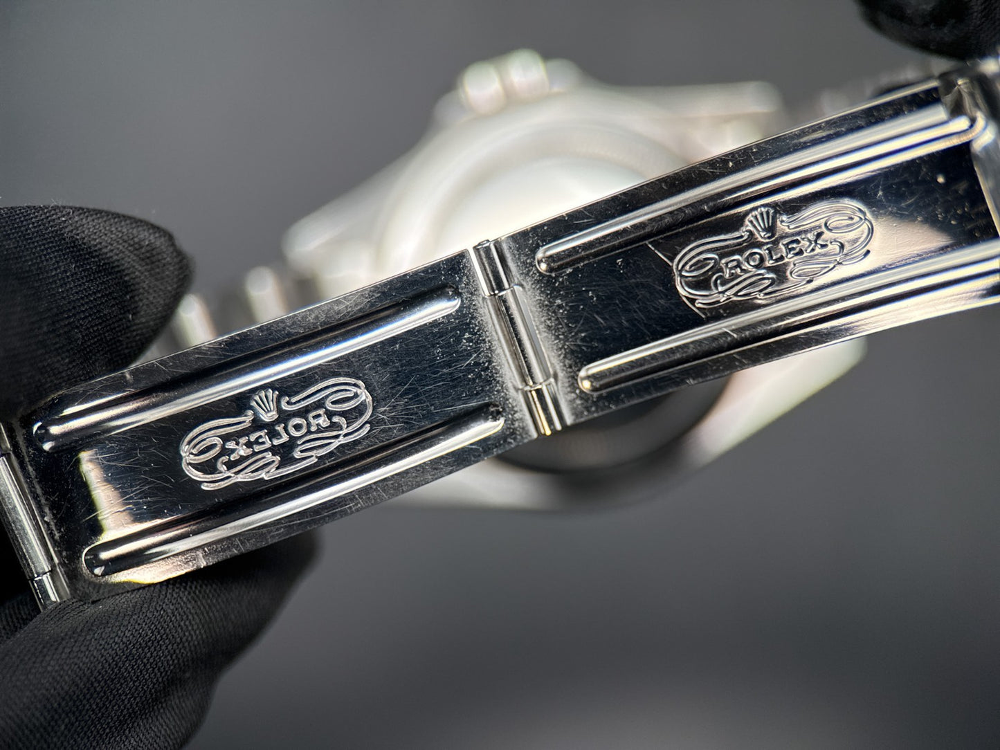 Vintage Rolex Submariner No-Date 5513 Black Spider Dial Complete Set - 19868