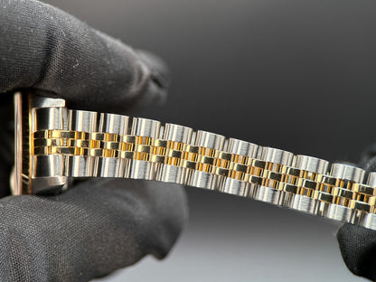 Rolex Lady-Datejust 69173 Ivory Pyramid Dial Two-Tone 26mm Watch - 199410