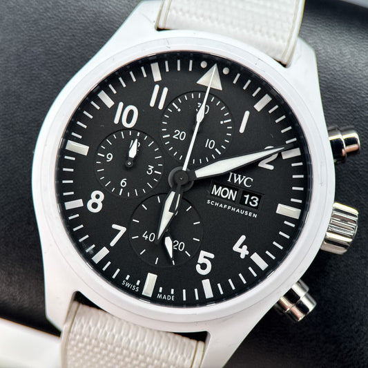 IWC Pilot's Chronograph TOP GUN Lake Tahoe IW389105 Ceramic 44.5mm Watch - 20230