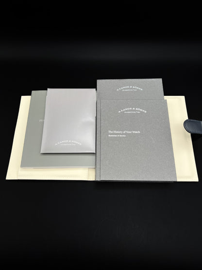 A. Lange & Söhne Zeitwerk 142.031 Rose Gold Black Dial Manual 41.9mm Watch 20239