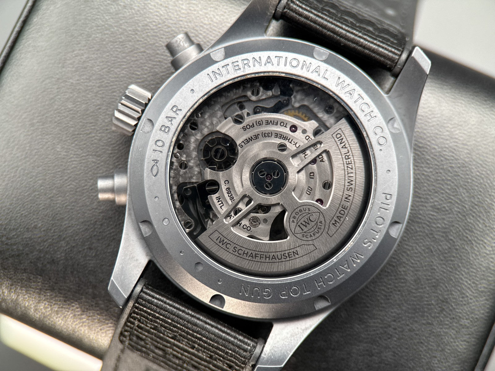 IWC Pilot's Watch Chronograph Top Gun IW388106 Black Dial 41mm Watch - 20245