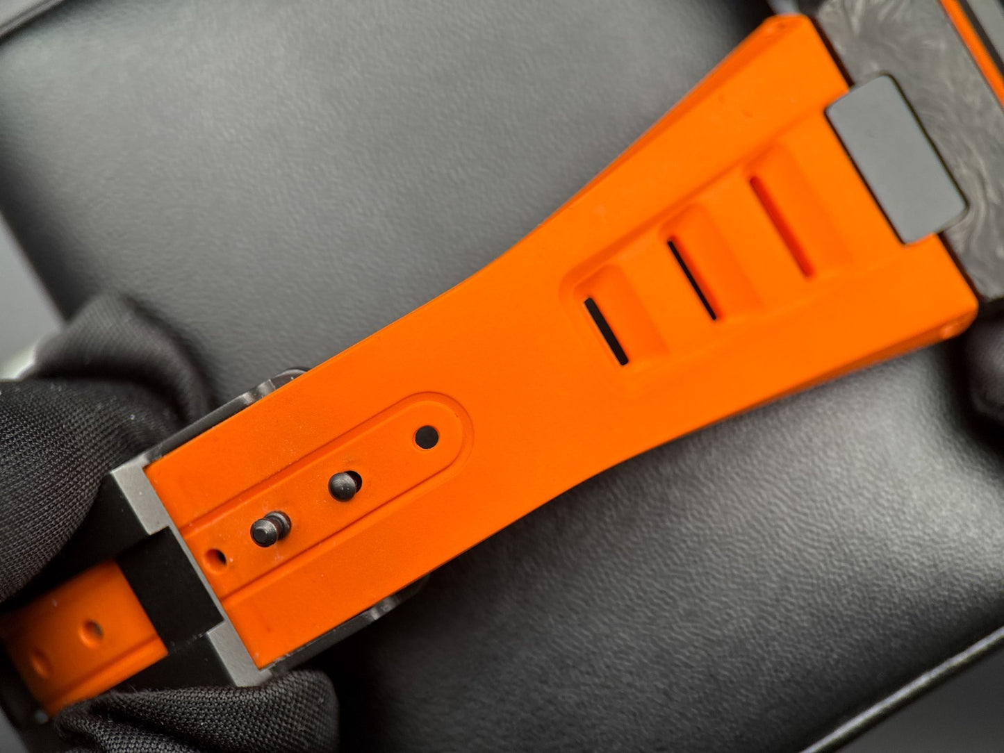 Bell & Ross BR-X5 Carbon Orange BRX5R-B0-TC/SRB Black Dial 41mm Watch - 20236