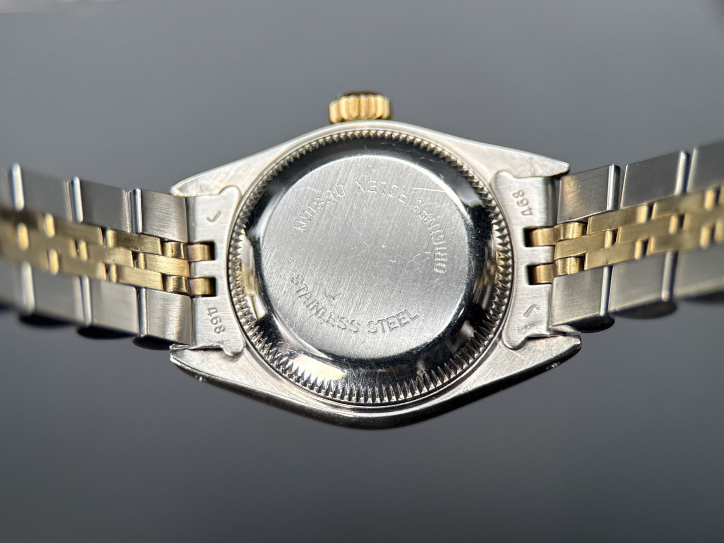 Vintage Rolex Lady-Datejust 69173 White Dial Two-Tone 26mm Automatic Watch 19845