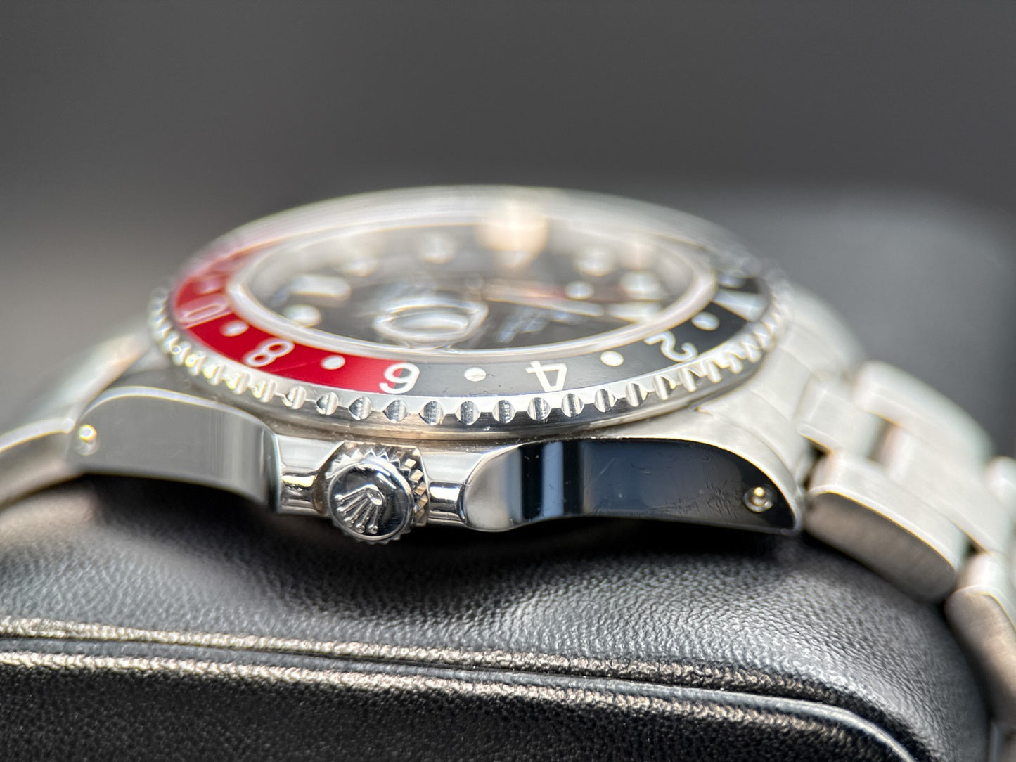 Rolex GMT-Master II "Coke" Fat Lady 16760 Black Dial Automatic 40mm Watch2