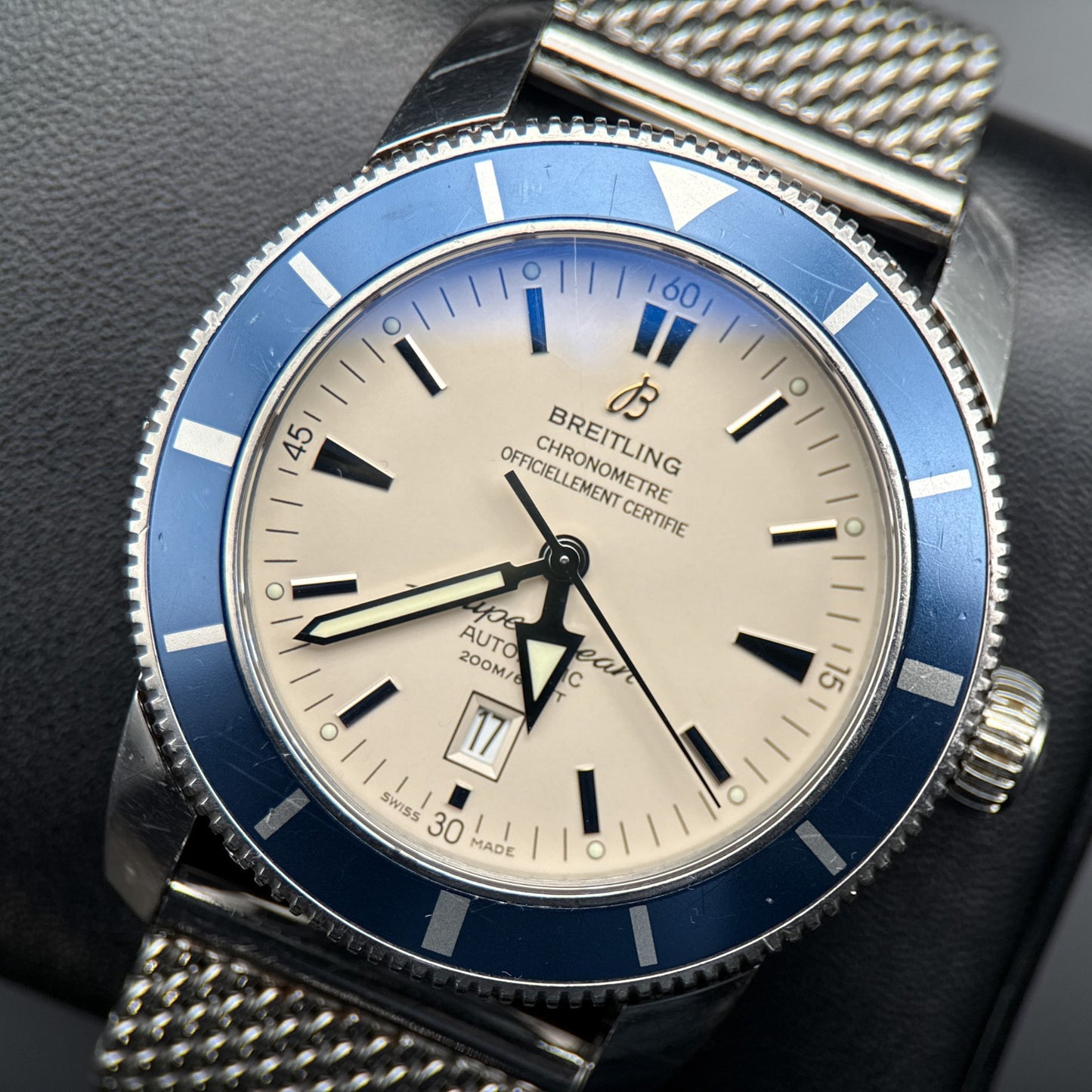 Breitling Superocean Heritage A17320 White Dial Steel Automatic 46mm Watch0