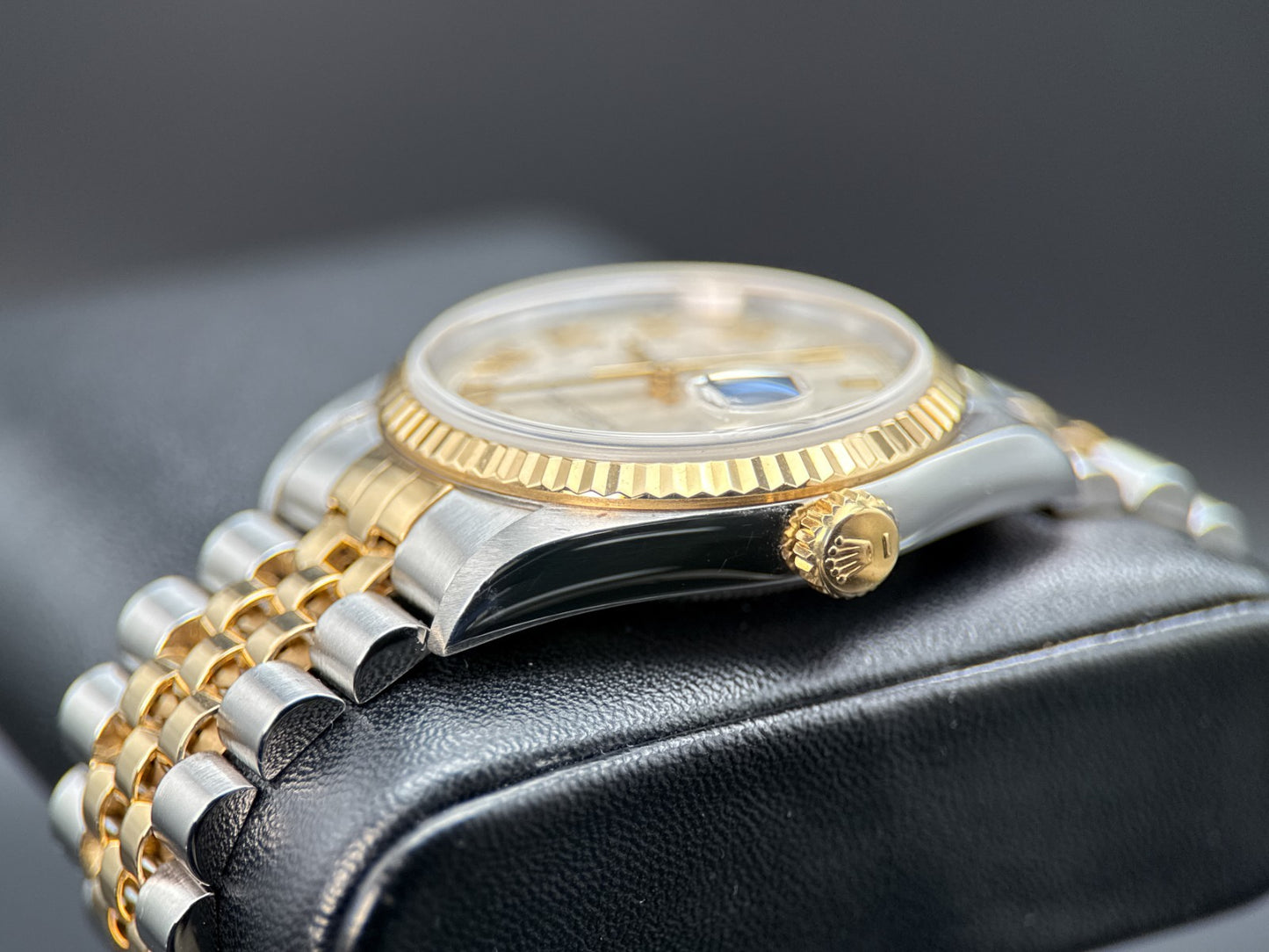 Rolex Datejust 16233 Ivory Pyramid Roman Dial Automatic 36mm Watch - 19991