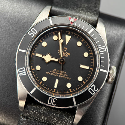 TUDOR Heritage Black Bay 79230N Black Dial Leather 41mm Watch - 20220