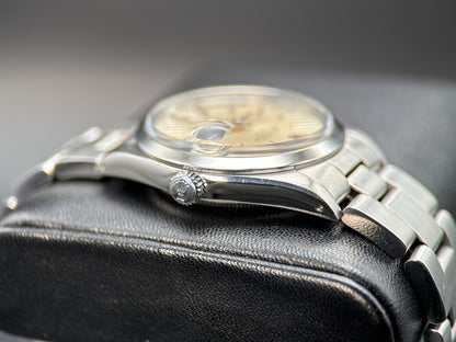 Vintage Rolex Date 15000 Silver Dial Stainless Steel Automatic 34mm Watch2