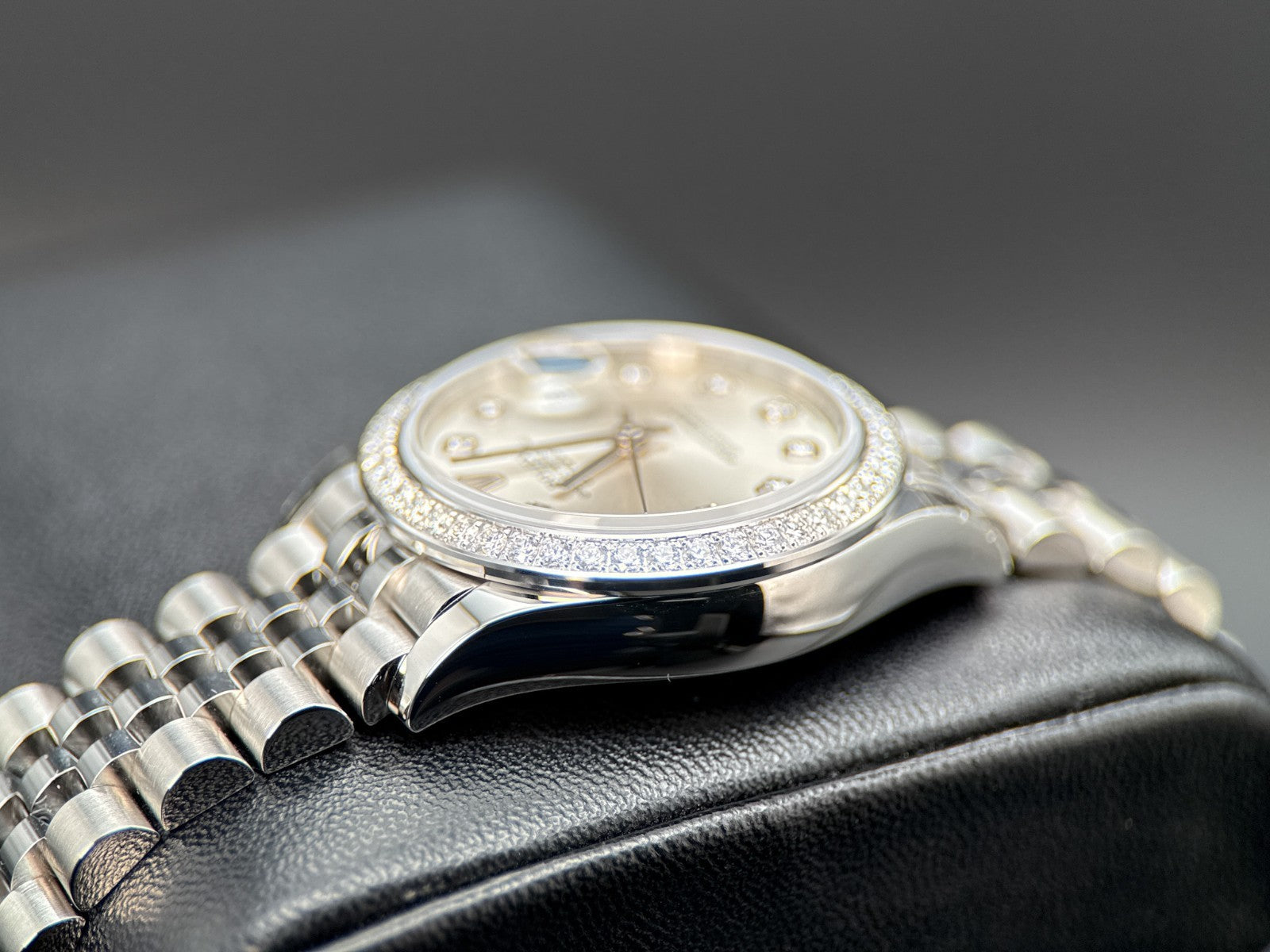 Rolex Datejust 278384RBR Silver Diamond Dial & Diamond Bezel 31mm Watch - 20264