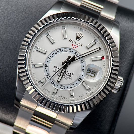 Rolex Sky-Dweller 326934 White Dial Oyster Bracelet Automatic 42mm Watch - 20180