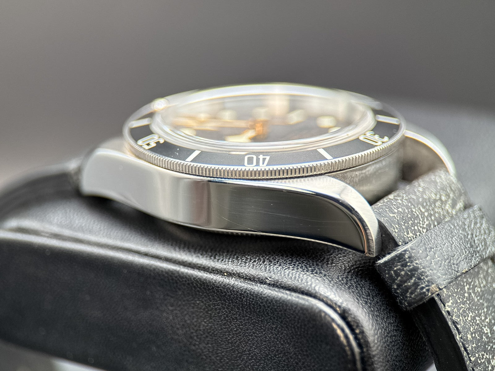 TUDOR Heritage Black Bay 79230N Black Dial Leather 41mm Watch - 20223