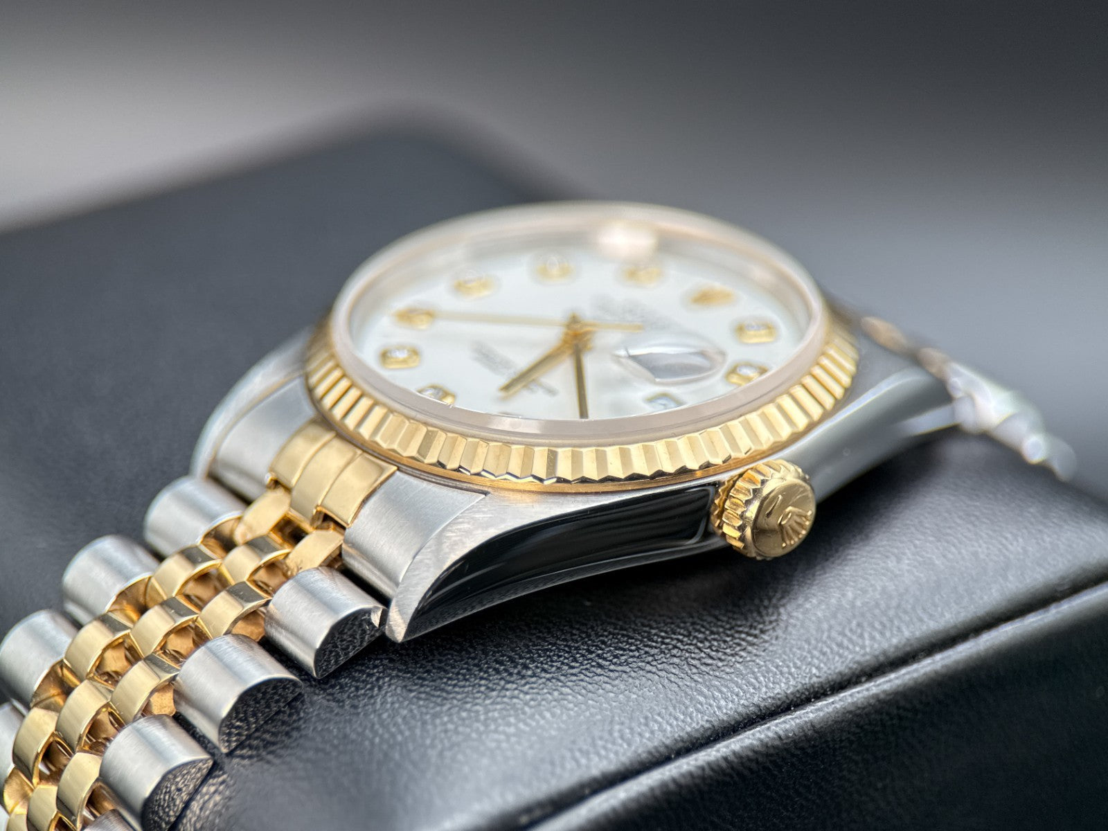Rolex Datejust 16233 White Diamond Dial Two-Tone Automatic 36mm Watch - 19971