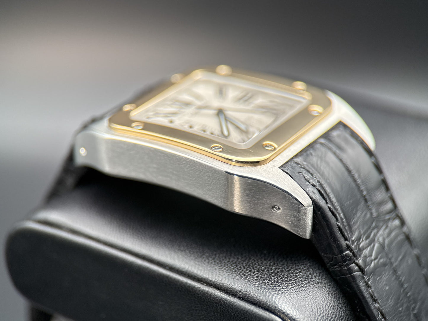 Cartier Santos 100 W20072X7 Silver Dial Steel & Yellow Gold Automatic Watch3