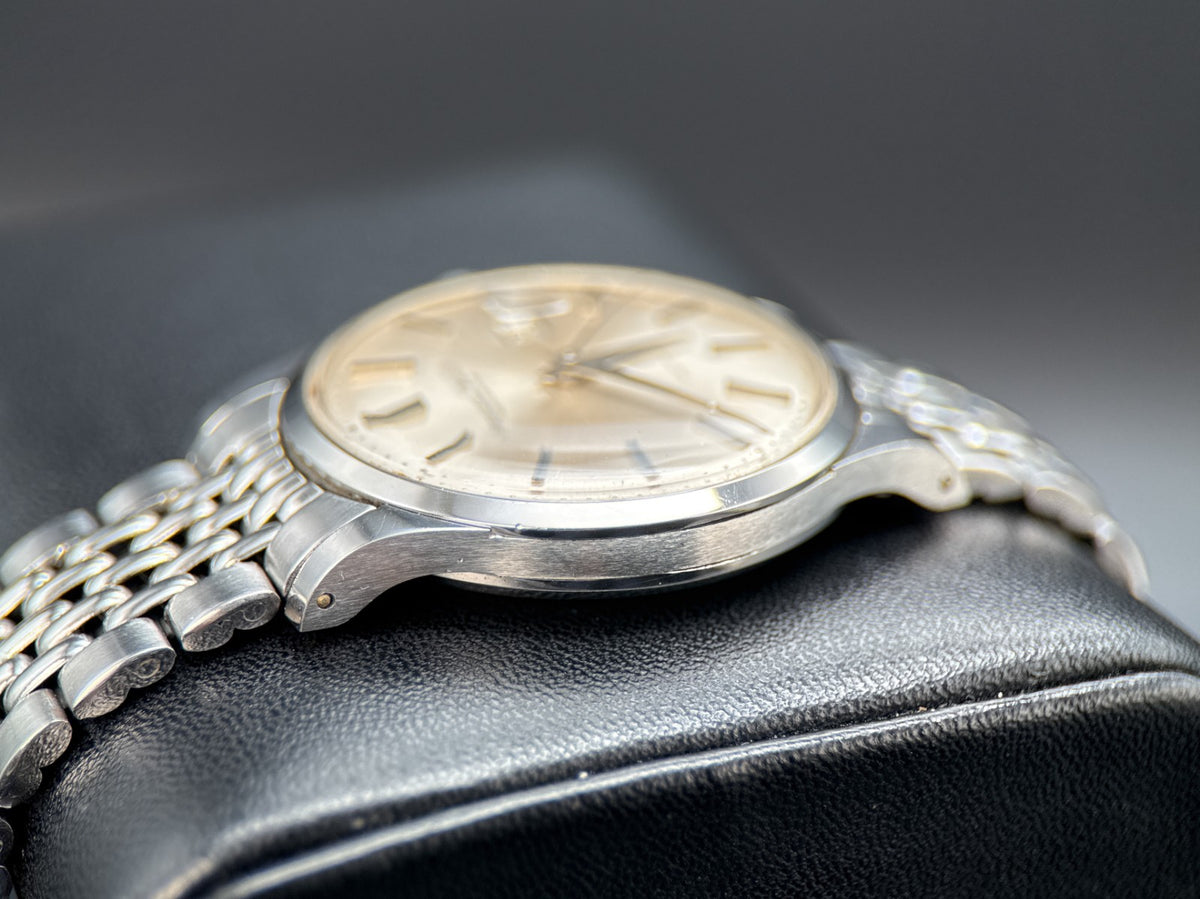 Vintage IWC 347A Silver Dial Steel Beads of Rice Bracelet 35mm Automatic Watch4