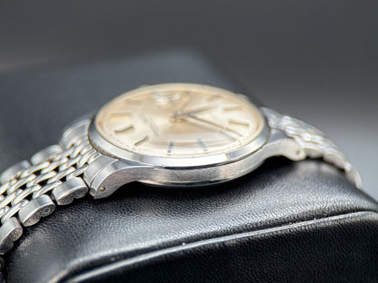 Vintage IWC 347A Silver Dial Steel Beads of Rice Bracelet 35mm Automatic Watch4