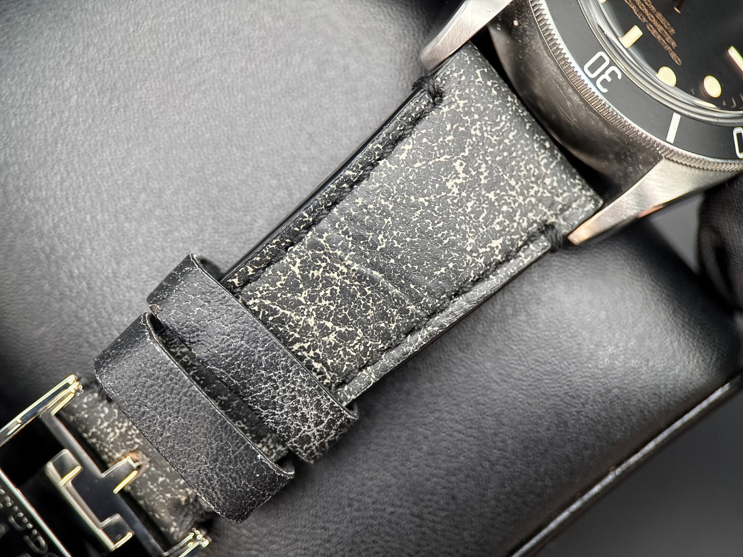 TUDOR Heritage Black Bay 79230N Black Dial Leather 41mm Watch - 20226