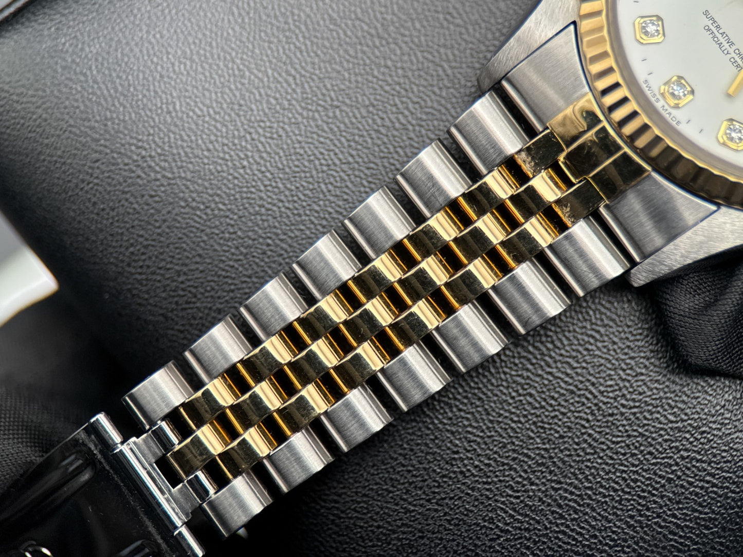 Rolex Datejust 16233 White Diamond Dial Two-Tone Automatic 36mm Watch - 19976