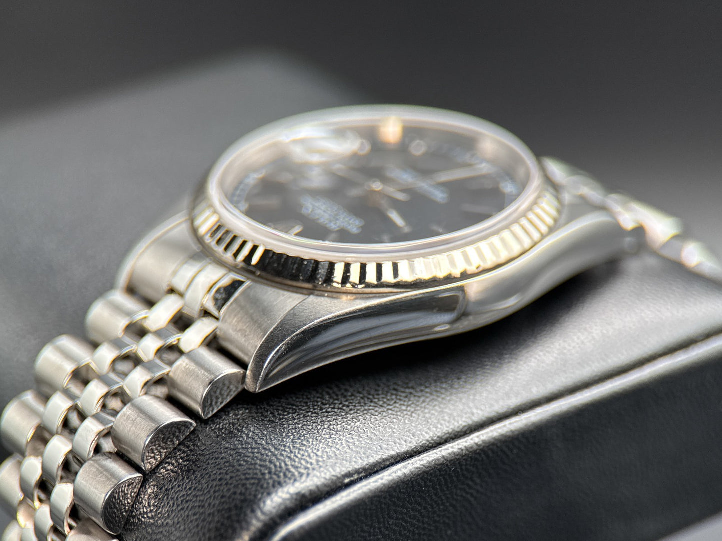 Rolex Datejust 36mm 16234 Black Index Dial Steel Automatic Watch - 20034