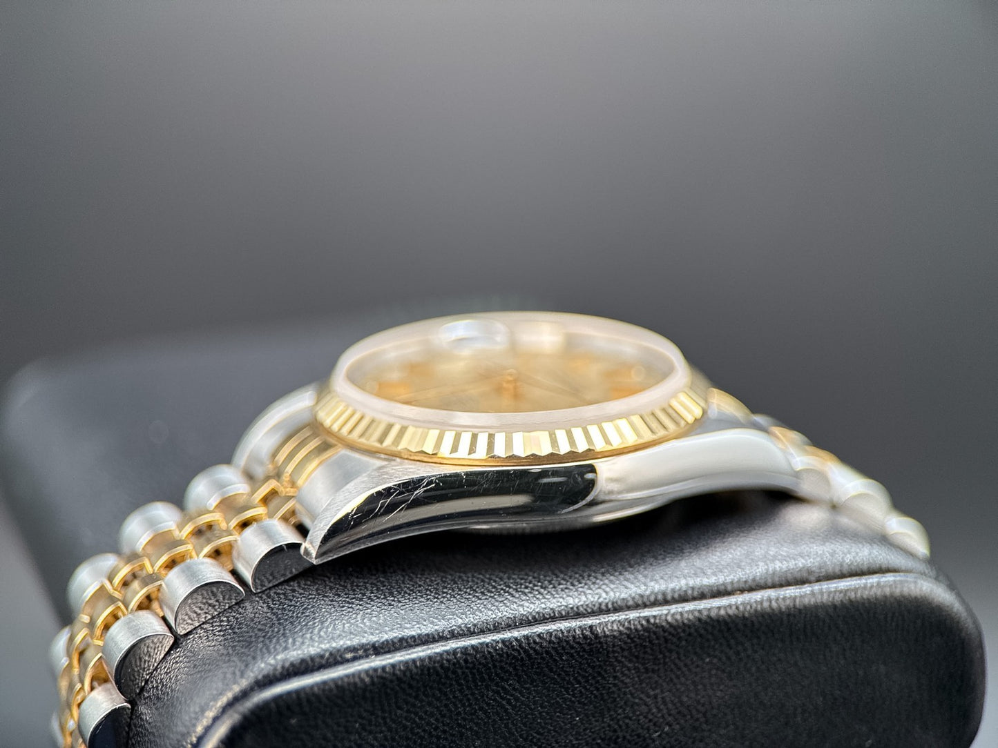 Rolex Datejust 16233 Champagne Linen Dial Two-Tone Jubilee 36mm Automatic Watch4