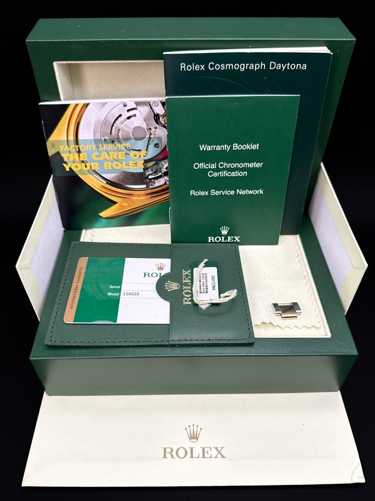 Rolex Daytona 116523 Slate Dial Two-Tone Oyster Automatic 40mm Watch - 201510