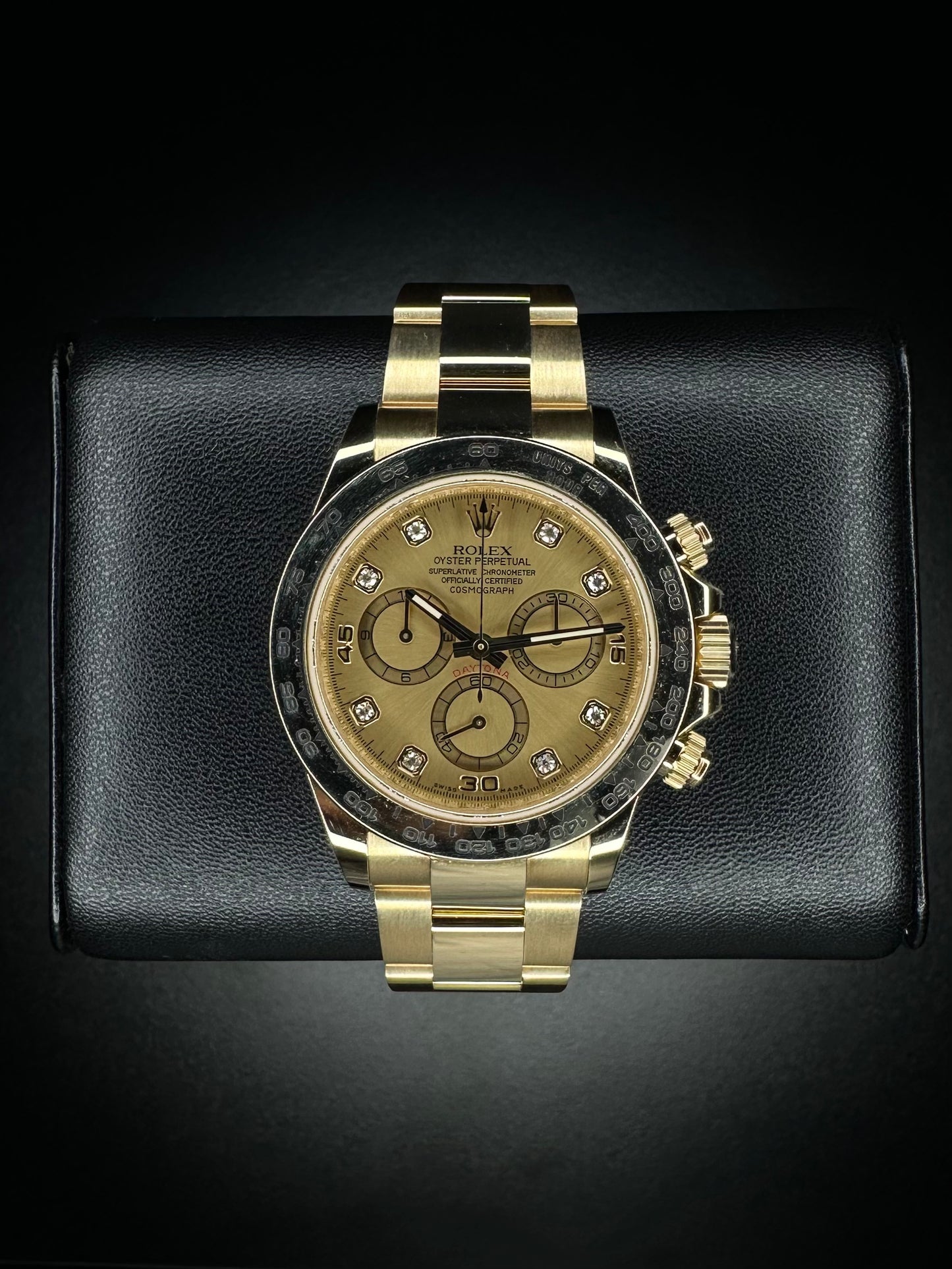 Rolex Daytona 116508 Champagne Diamond Dial