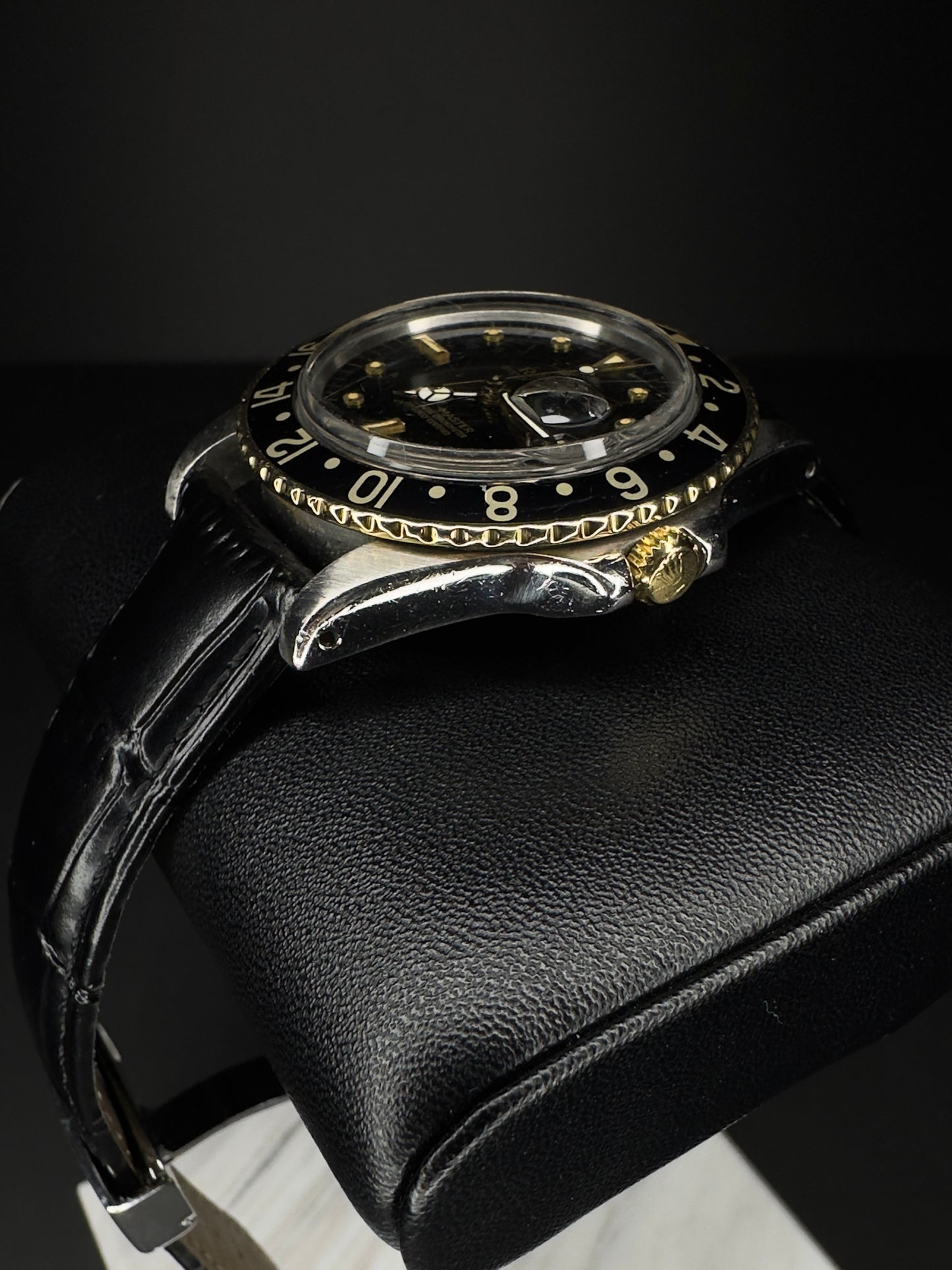 Rolex GMT Master II Two Tone Black Dial 16753