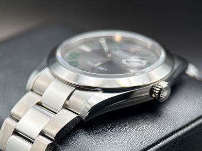 Rolex Datejust 41mm 126300 Smooth Bezel Wimbledon Dial Automatic Watch - 2018