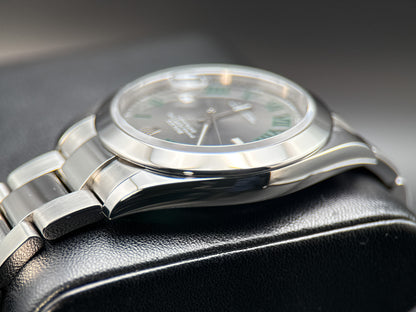 Rolex Datejust 41mm 126300 Smooth Bezel Wimbledon Dial Automatic Watch - 2018