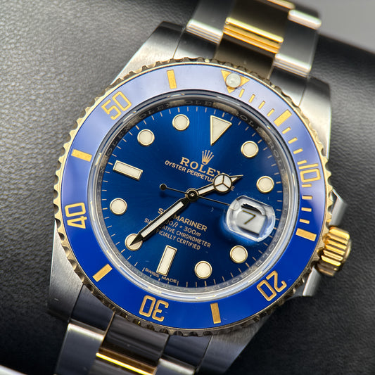 Rolex Submariner Date 116613LB Bluesy 40mm Blue Dial Automatic Watch - 2018