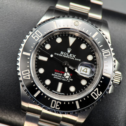 Rolex Sea-Dweller 126600 Black Dial Red Text 43mm Automatic Steel Watch - 2017