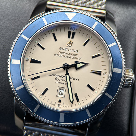 Breitling Superocean Heritage A17320 White Dial Steel Automatic 46mm Watch