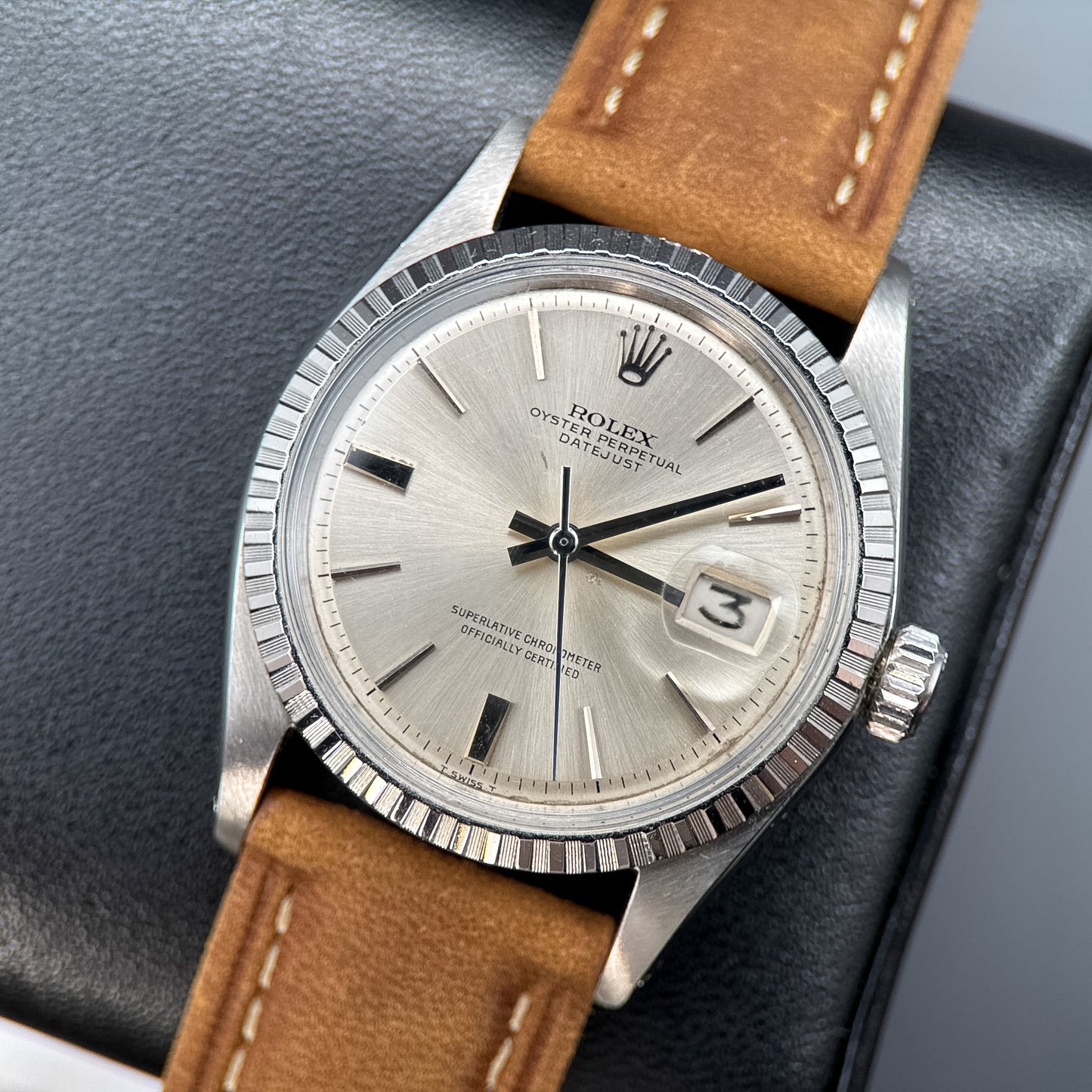 Rolex Datejust 1601 Silver Dial Stainless Steel Automatic 36mm Watch