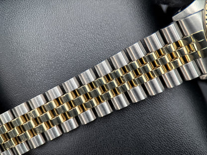 Rolex Datejust 36mm 16013 Brown Buckley Roman Dial Fluted Jubilee Watch - 1983