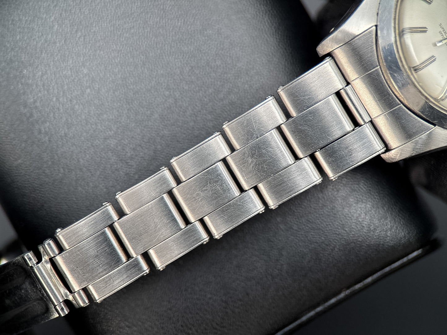 Vintage Rolex Date 1500 Silver Dial Stainless Steel Automatic 34mm Watch
