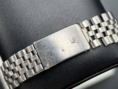Rolex Datejust 36mm 1603 Silver Dial Engine Turned Bezel Automatic Watch