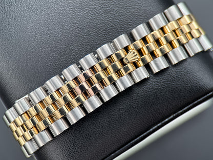 Rolex Datejust Turn-O-Graph 116263 White Dial Two-Tone Jubilee 36mm Watch