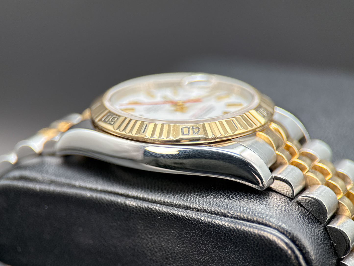 Rolex Datejust Turn-O-Graph 116263 White Dial Two-Tone Jubilee 36mm Watch