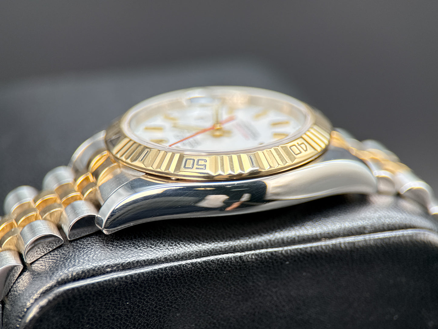Rolex Datejust Turn-O-Graph 116263 White Dial Two-Tone Jubilee 36mm Watch