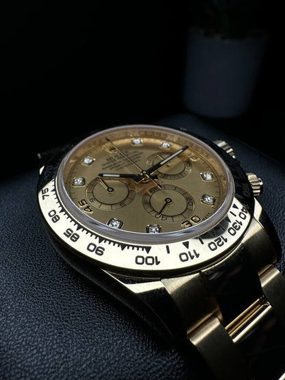 Rolex Daytona 116508 Champagne Diamond Dial