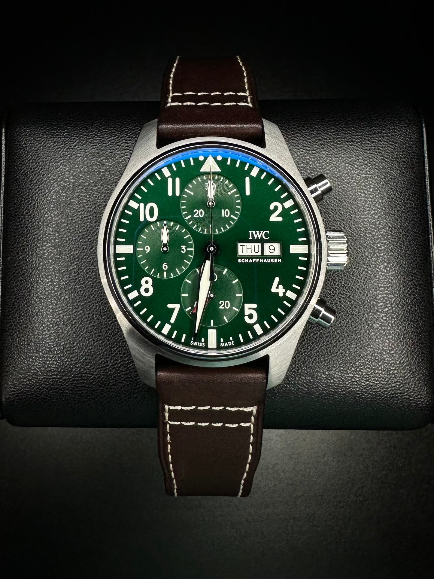 IWC Pilot’s Watch Chronograph 41 Green Dial IW388103