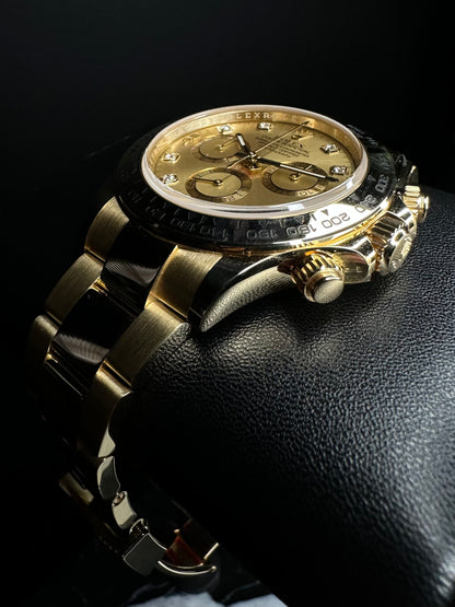 Rolex Daytona 116508 Champagne Diamond Dial