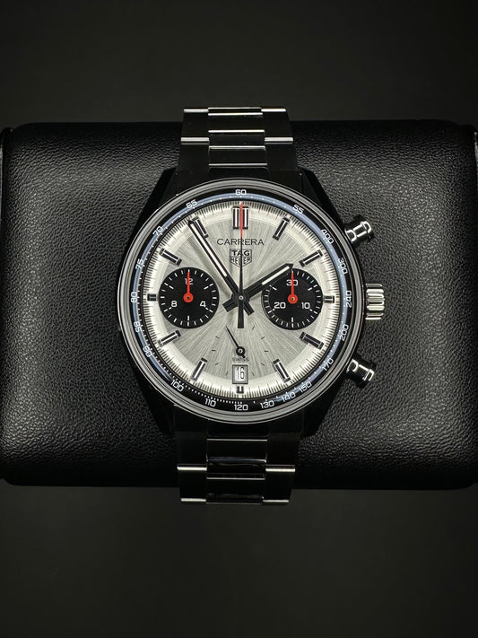 TAG Heuer Carrera Chronograph Silver Dial Men's Watch 2024 - CBS2216.BA0041