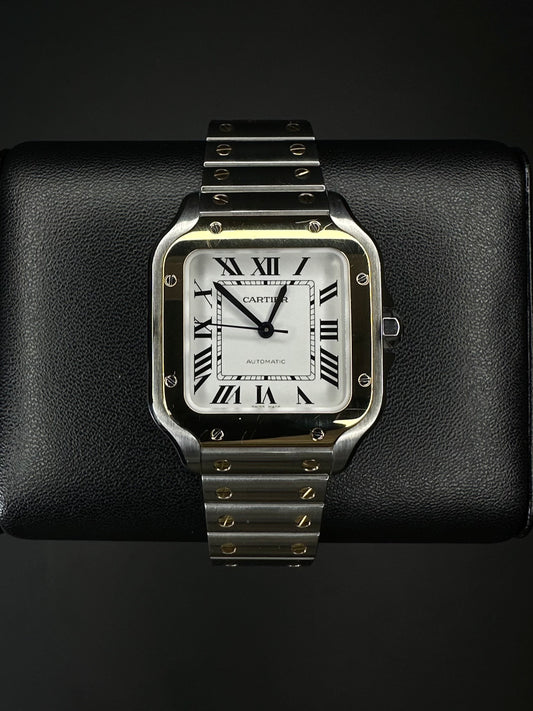 Cartier Santos De Cartier W2SA0016 Gold & Steel Automatic Watch